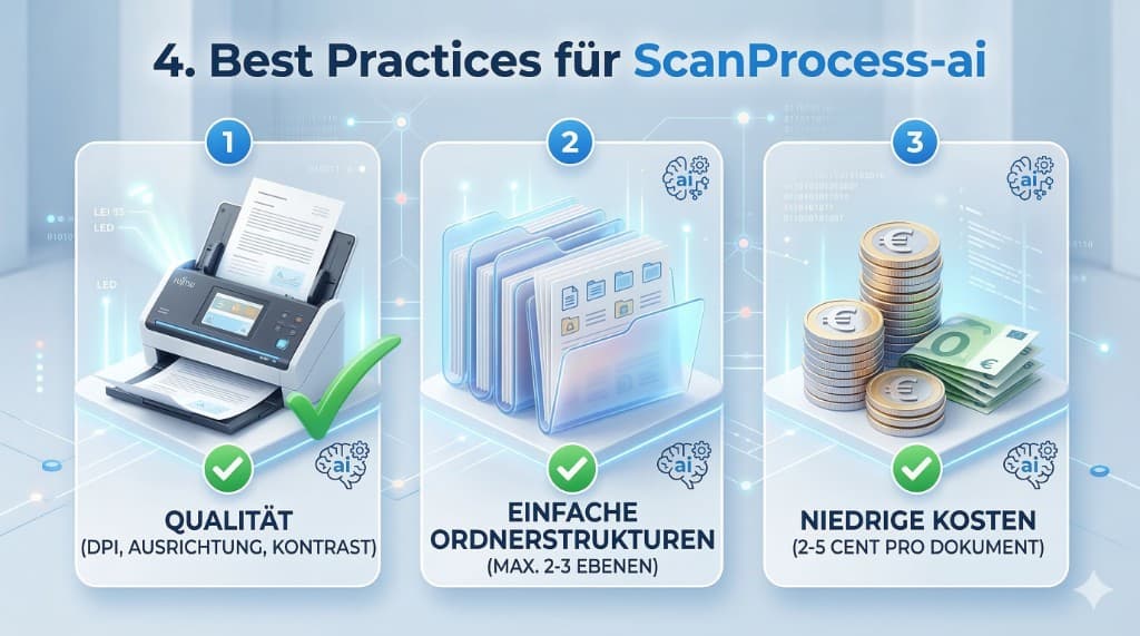 Best Practices für ScanProcess-ai